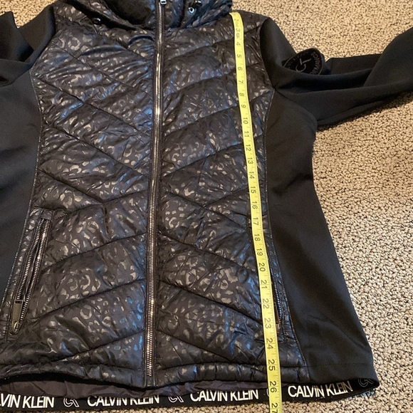 Calvin Klein Performance Black Hooded Jacket Size Large in EUC - Picture 11 of 11